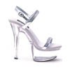 Diamond - 6 Inch Heel Rhinestone Sandal